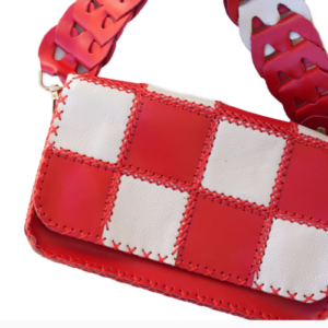PATCH, Red, Small Bag - Genuine Leather