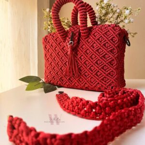 Boxy - Red box bag