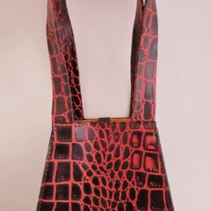 JIRRA BROWN &ORANGE MEDIUM Bag - Genuine Leather