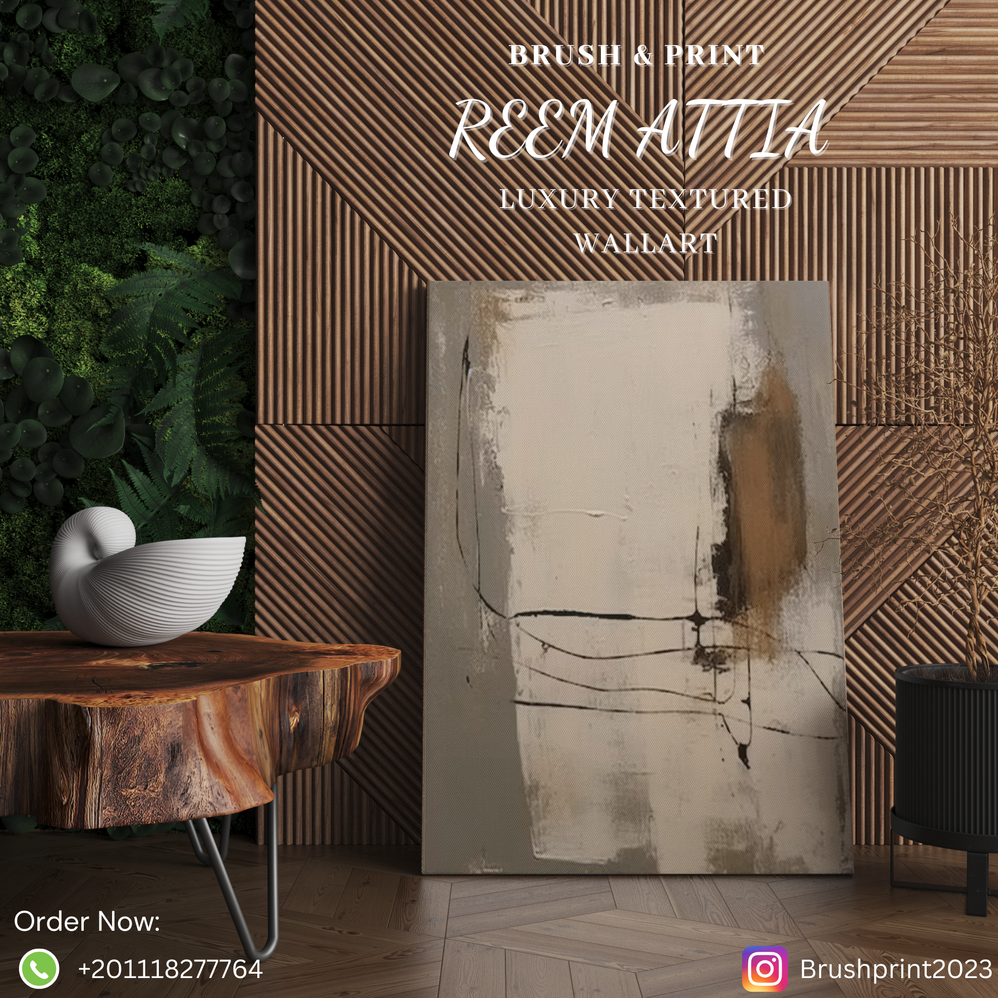 Unique Wall Art -Acrylic Painting on Canvas without frame