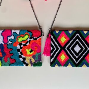 Elegant clutch made from premium cotton duck fabric