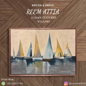 Unique Framed Wall Art -Acrylic Painting on Canvas