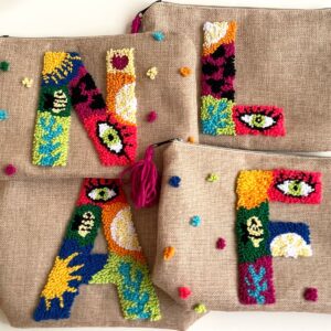 Small pencil case or makeup pouch